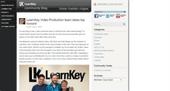 Desktop Screenshot of blog.learnkey.com